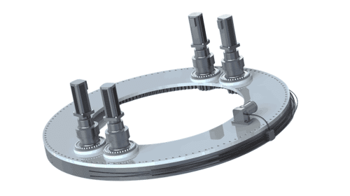 Rendu 3D du module complet Rollix de propulsion vélique