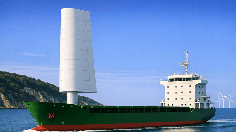 Illustration de la propulsion vélique